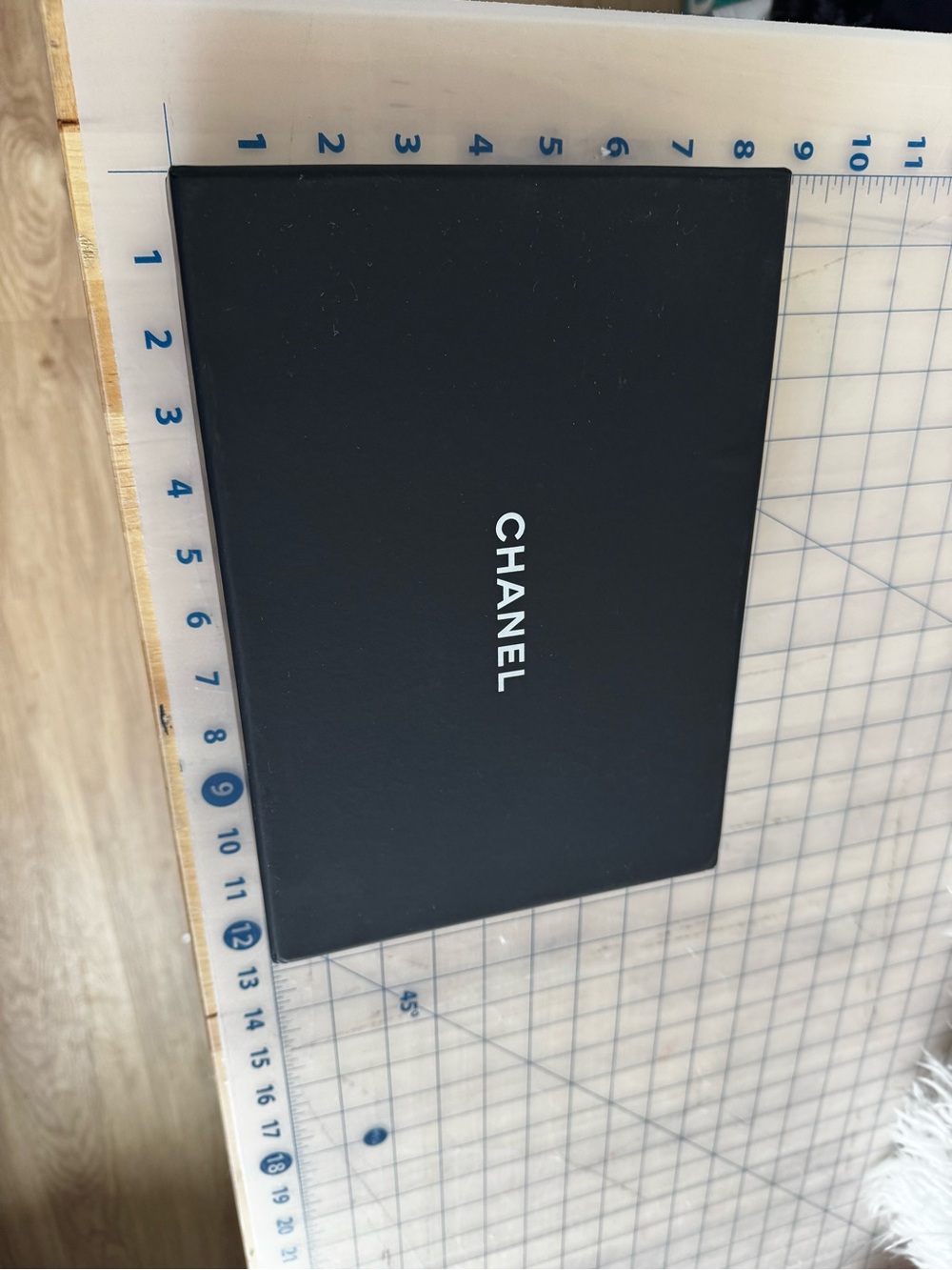 CHANEL Black Slim Purse box